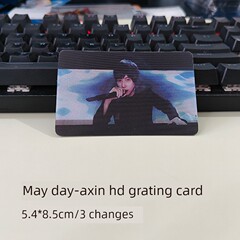 五月天周边物料阿信3变表情光栅卡可爱明星演唱会应援小红书同款