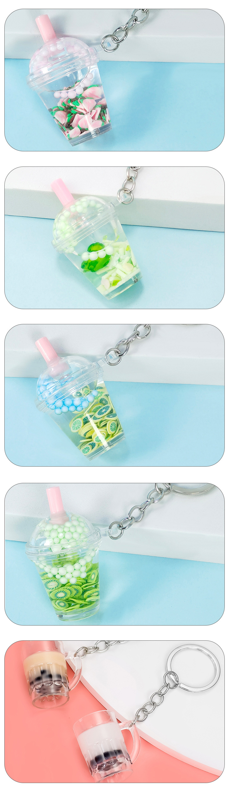 Fashion Cup Arylic Unisex Keychain display picture 1