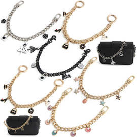 跨境专供适用于蔻池麻将包延长链条改造腋下包肩带吊饰链条包配件