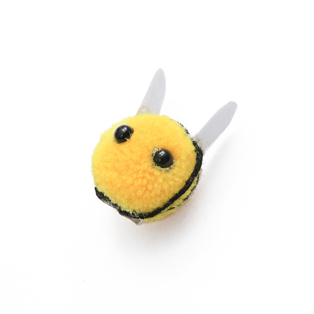 Cereza de la abeja Accesorios bola pelo terminado 3D animal dibujos animados joyería horquilla conejito