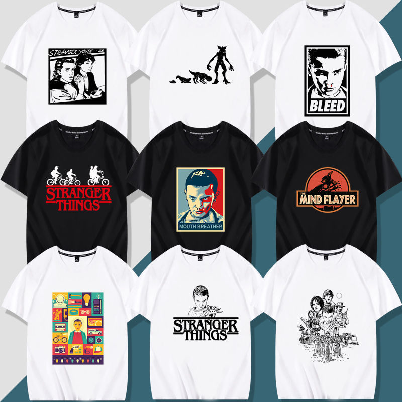 Strange Story Stranger Things Hellfire Club Surrounding Short-sleeved T-shirt Clothes T-shirt Base Shirt