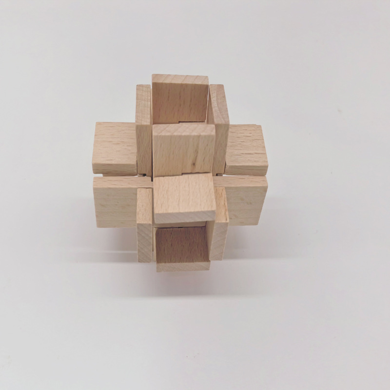 Juguete de inteligencia Kongming Lock Luban Luban Bloques de construcción de espiga y espiga descompresión para estudiantes de nueve cadenas Juego completo de deducción de inteligencia al por mayor