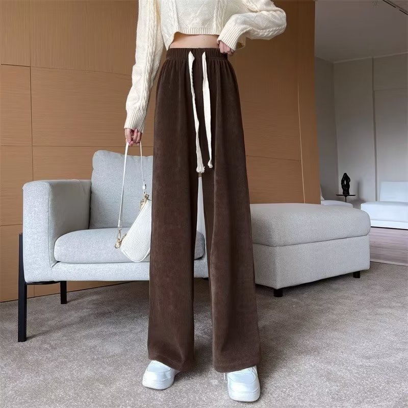 2025 nuevo estilo de moda casual pantalones de mujer de otoño japonés pantalones relajados pantalones casuales rectos