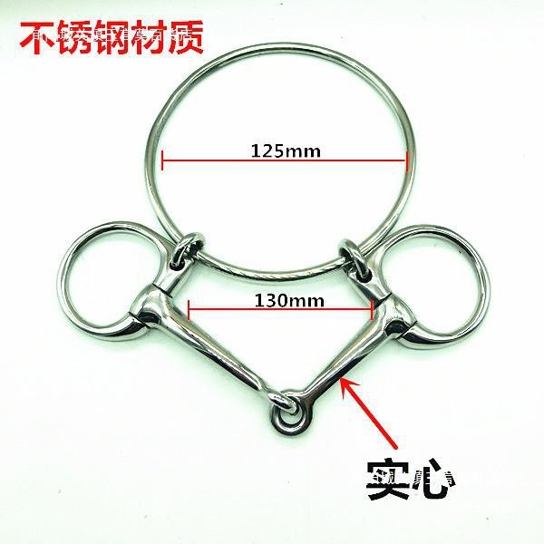 马嚼子马具马鞍子速度马口衔大圈马术用品小矮马大号赛马马衔铁