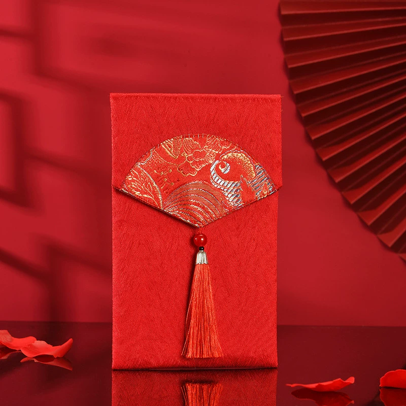 Wedding red envelope wedding new Chinese retro creative personality red envelope red envelopes red envelope bag is a sealing 10,000 yuan to wholesale