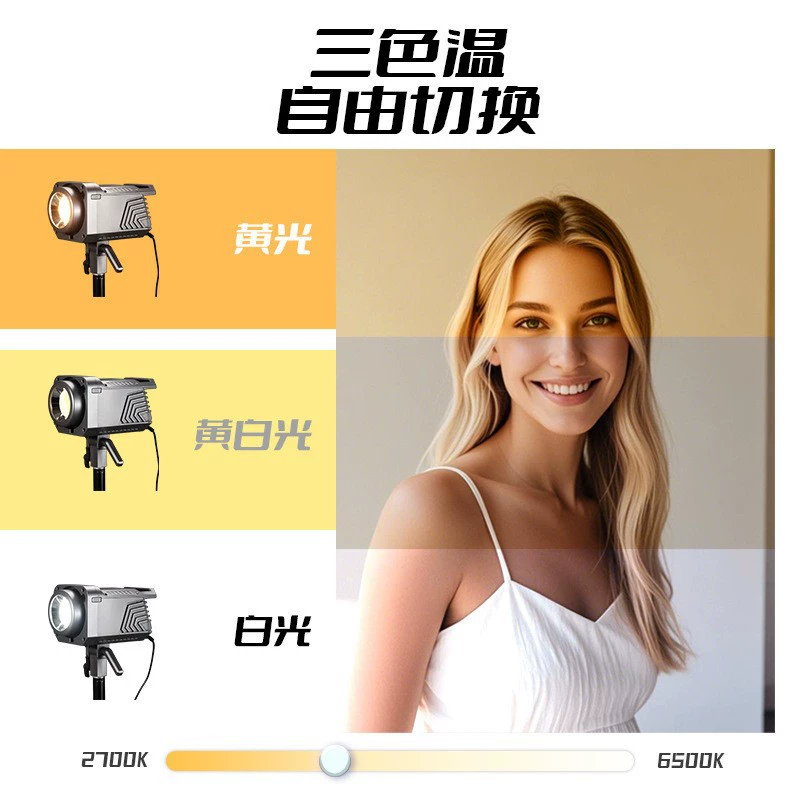 Новый PL100A фотоподсветка 100Вт двойная цветовая температура живой прожектор студийное фото регулируемая подсветка