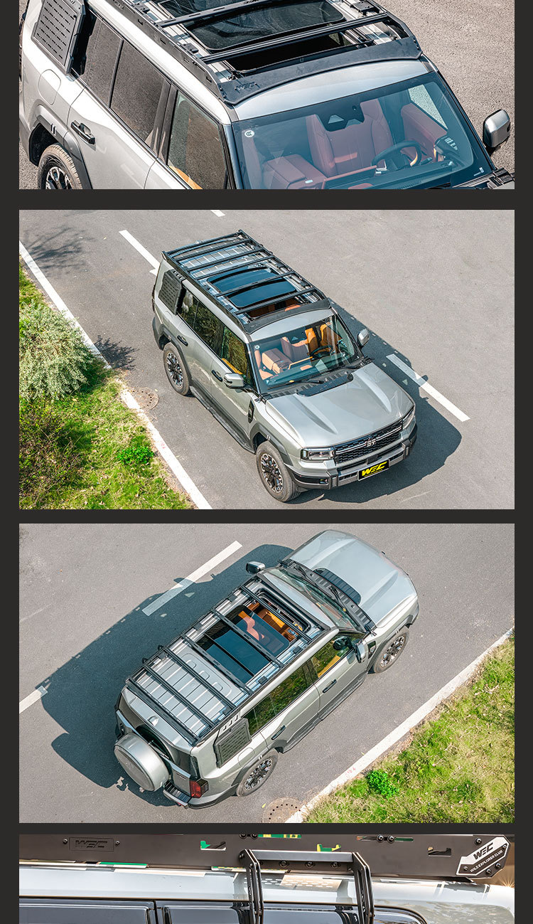 Zongheng G700 roof rack WEC ladder camping self-driving vehicle expansion modular thickened roof platform