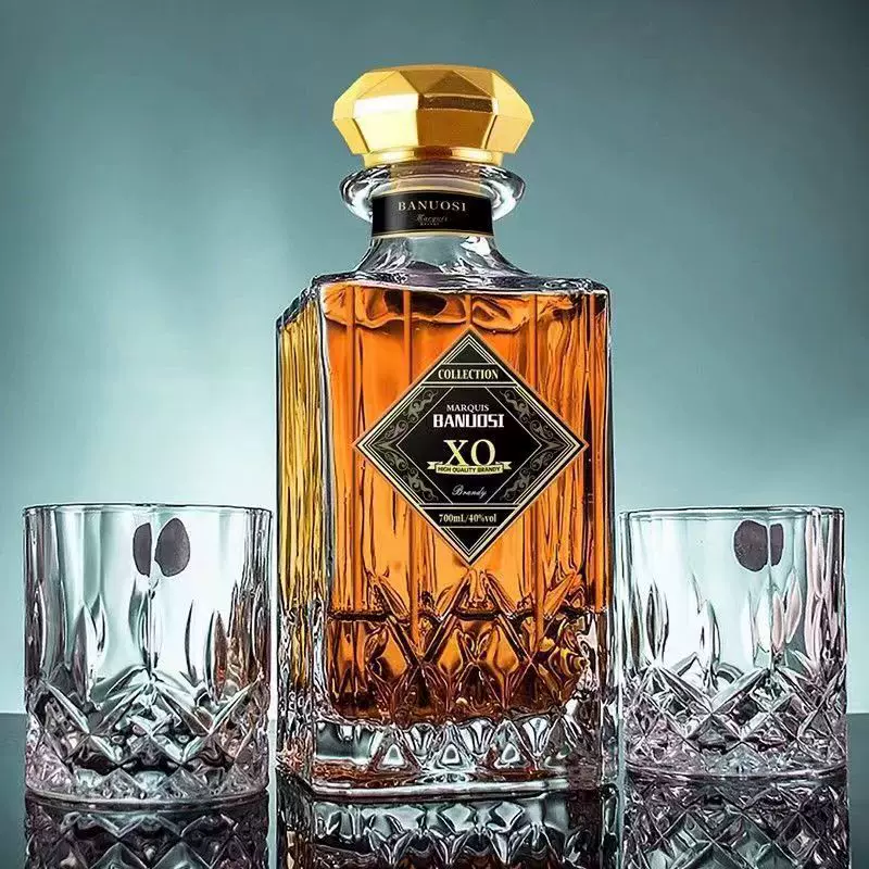 定制洋酒批发红酒XO厂家夜场酒吧威士忌XO白兰地4高度烈酒