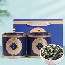 严选2025茉莉飘雪茉莉花茶绿茶组合新茶散装罐装茶叶礼盒装送礼