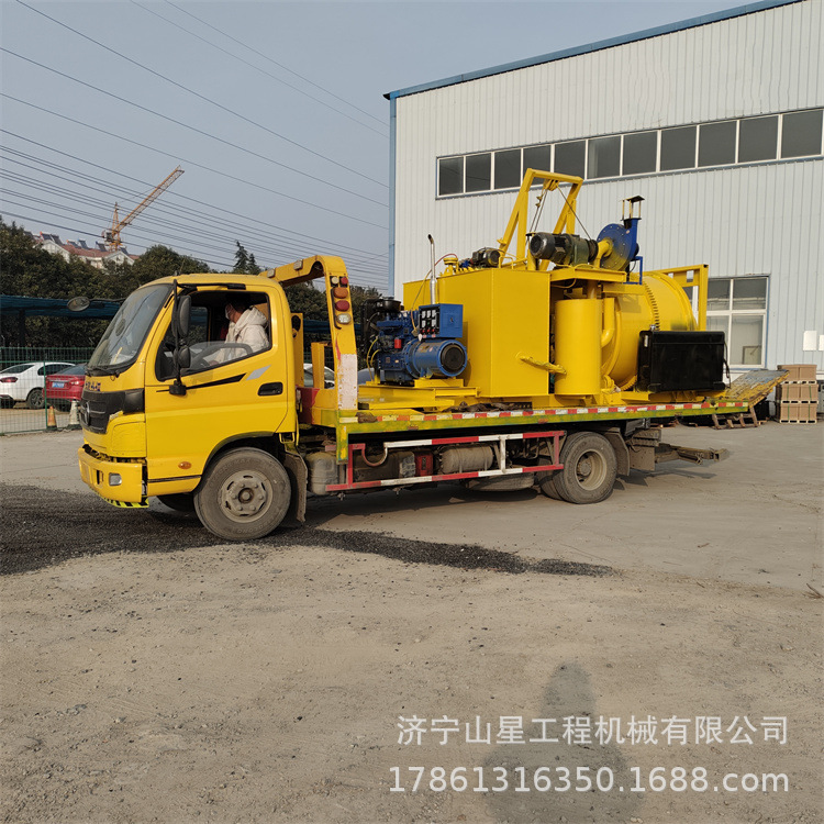 强制式路面沥青搅拌机 车载自上料拌合机 废料再生拌和机