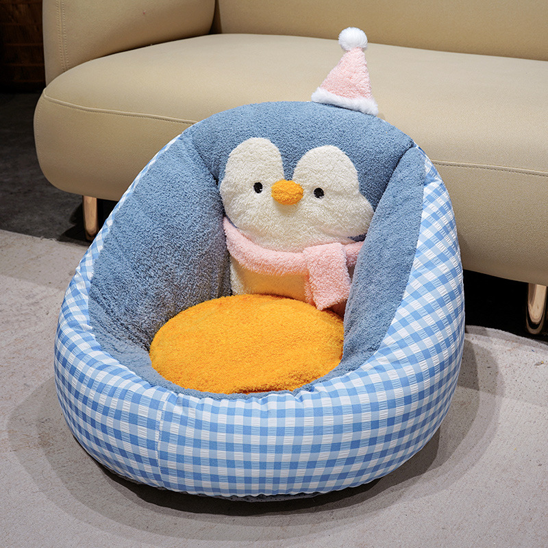 Caricatura en el suelo tatami hogar dormitorio sala de estar niños otoño invierno engrosado perezoso pequeño sofá niñas cojín futón
