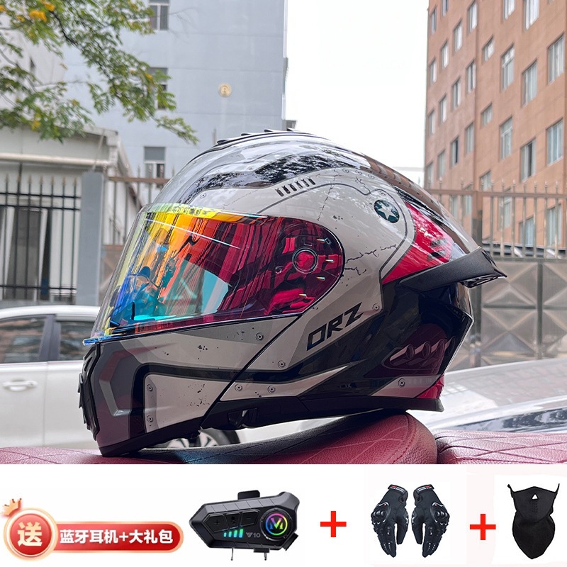 심포니 레드 + Y10 외부 블루투스를 갖춘 레드 갑옷