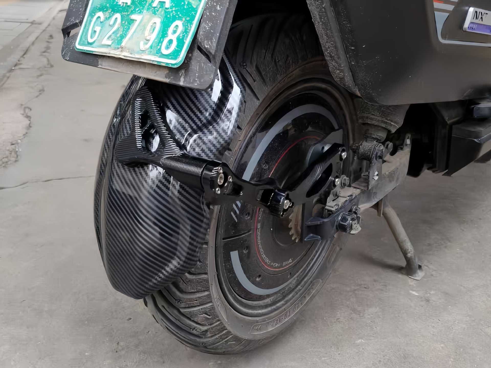 Suitable for Mavericks Nxt Rear Fender Nxt Special Fender Widening and Enlarging Water-Blocking Mud-Blocking Straight-Up Modification Accessories