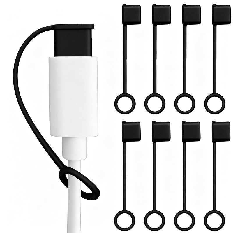 TYPE-C Stecker mit Kordel Schutzkappe USB Datenkabel Ladekabel Stecker Schutzdeckel C-Anschluss Schutzhülle Verschluss