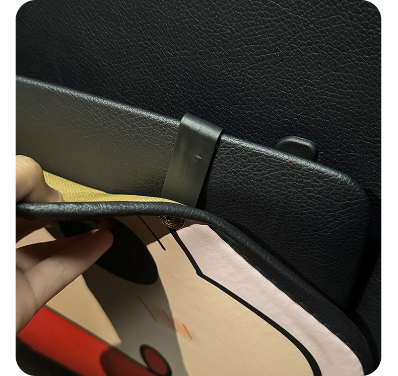 Crayon Shin-Chan Car Seat Back Anti-Kick Pad for Women Cute Car Leather Seat Back Anti-Fouling Pad Cartoon Protective Pad