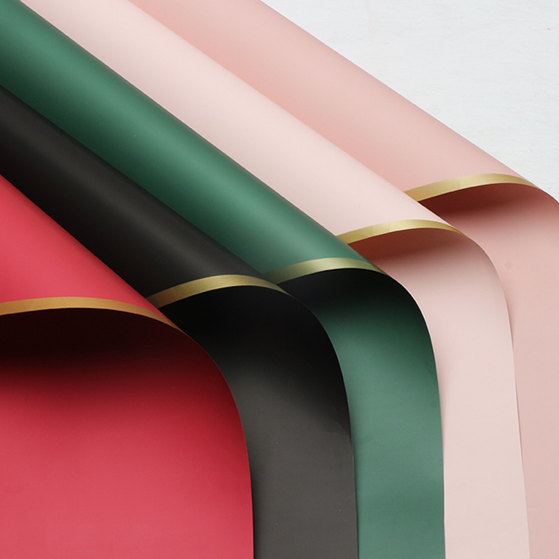 Huaxi Factory Wholesale Cynthia Meet Phnom Penh Ouya Paper Papel de embalaje impermeable Florería Papel de embalaje de ramo de flores