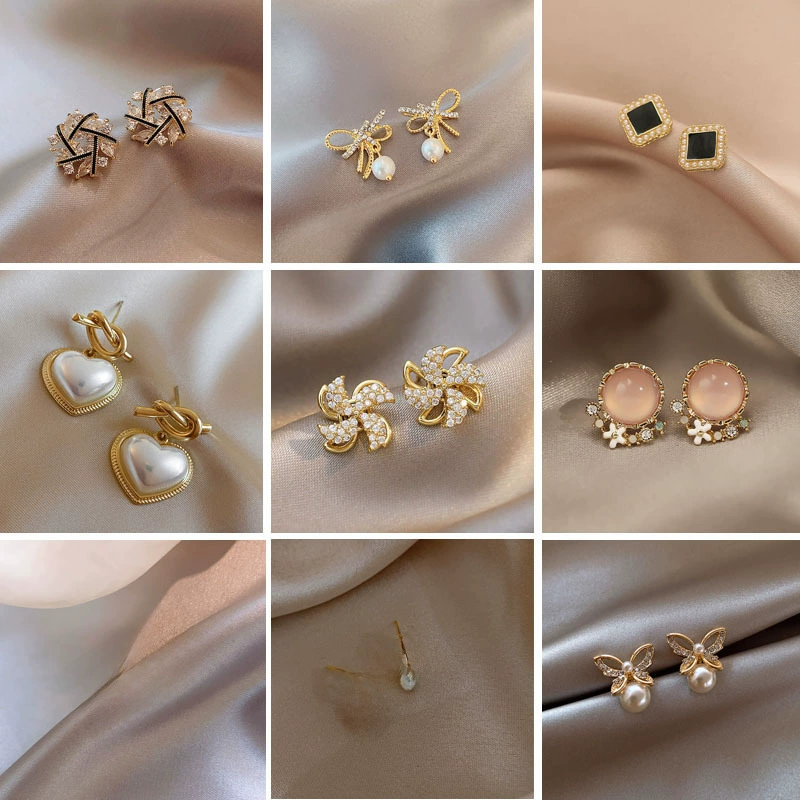 Серьги, серебряная игла, оптовая продажа, образец 925 пробы
