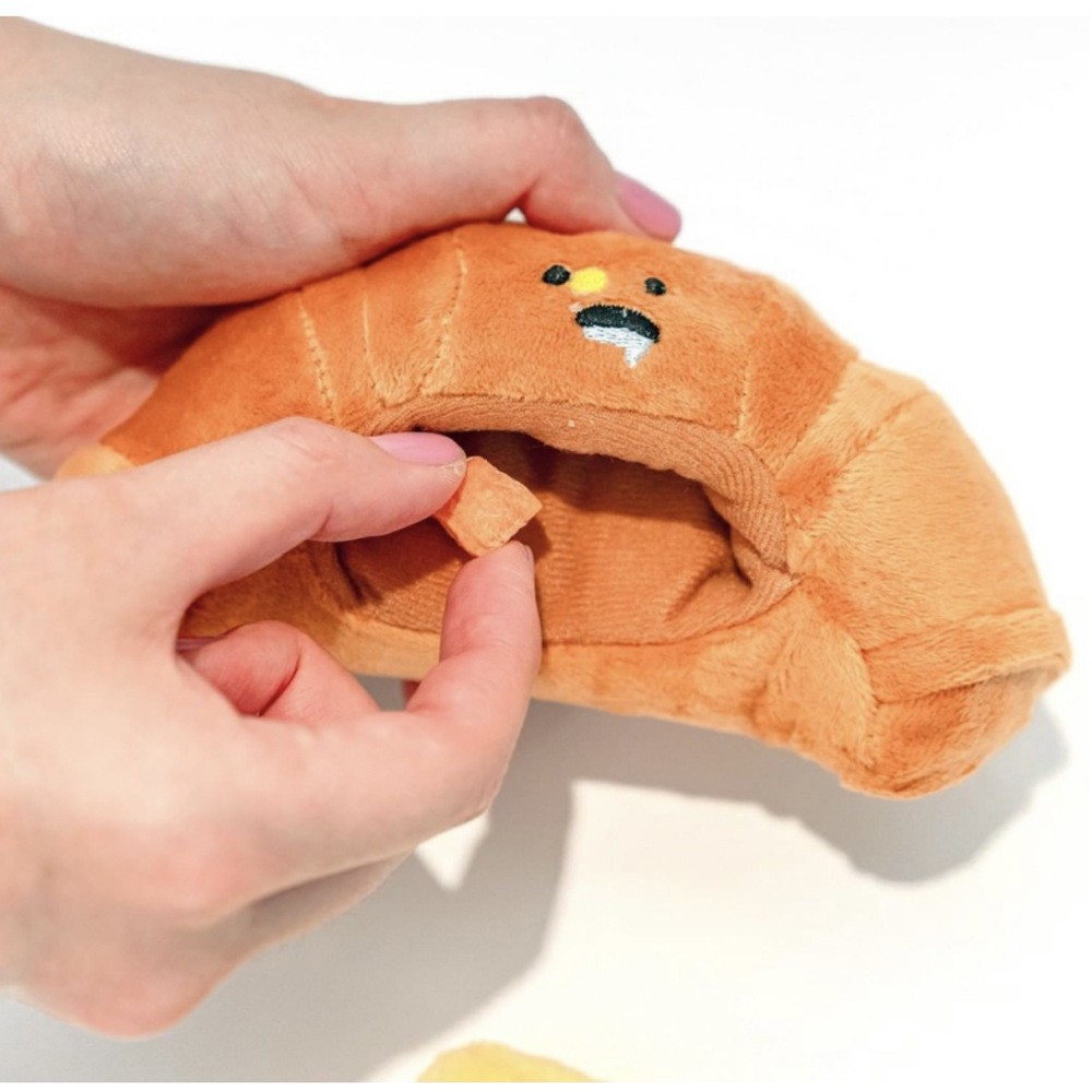 Plush croissant toy image 4