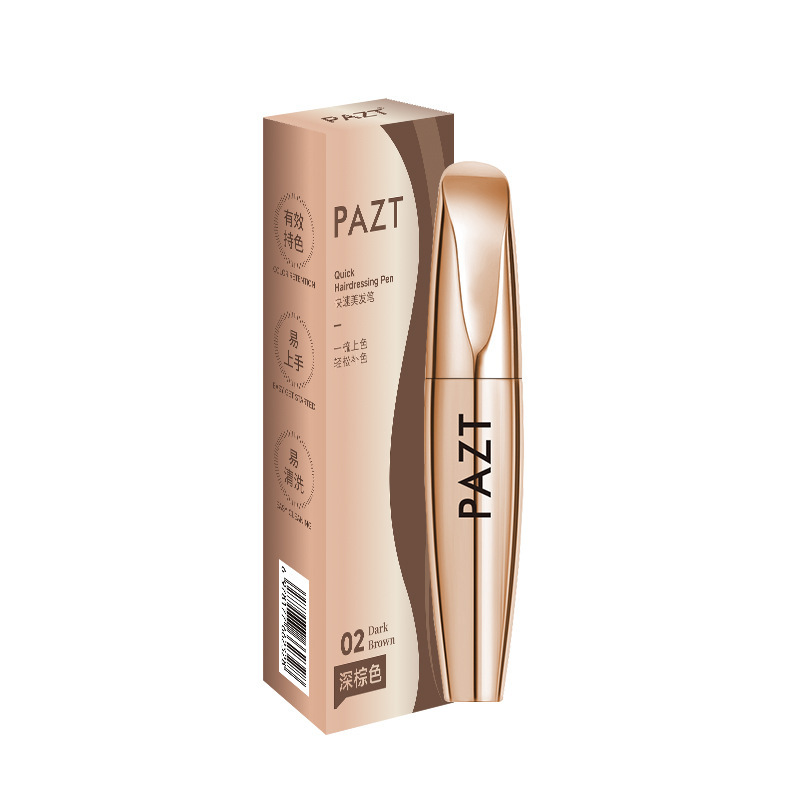 PAZT 12ml pluma de cabello rápida desechable cinta de relleno de color peine de peine temporal cubierta cabello blanco no decoloración fabricantes al por mayor