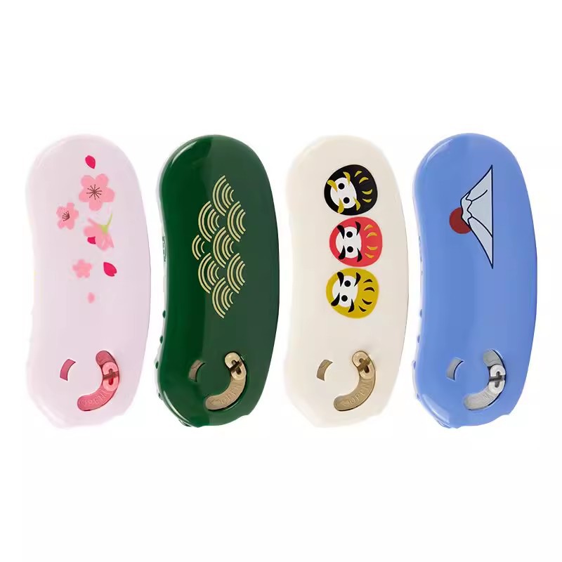 Japonés PLUS Estilo japonés limitado 10 m de gran capacidad de pegamento punteado tipo fuerte núcleo reemplazable Desplazamiento de doble cara