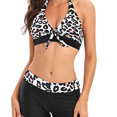 Set de Bikini Deportivo con Tirantes Set de 2 Piezas de Nylon Push-Up con Almohadilla sin Aros para Natación image 5
