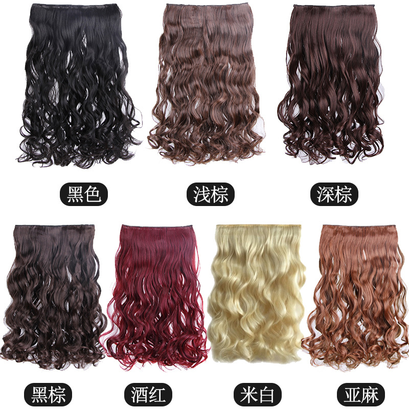 European and American wigs long curly ha...