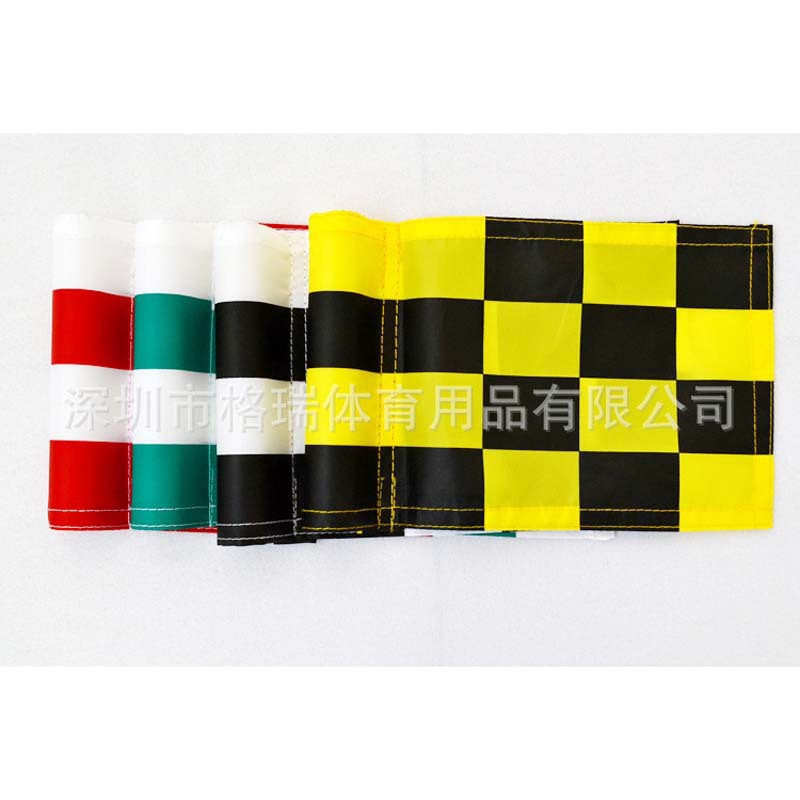 Polo de Bandera Verde competencia asta de la bandera de golf agujero de la bandera de la Copa a juego polo de la bandera de la tela escocesa logo digital