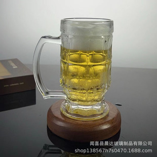 Glass Beer Cup Transparent Cup Juice Cup Beverage Cup Household Water Cup Green Tea Cup Thickened Glass