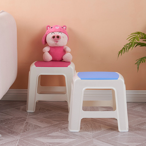Adult Plastic Stool Thickened Home Creative Fashion Shoe Changing Stool Children's Small Short Stool Tea Table Stool Bathroom Stool Wholesale
