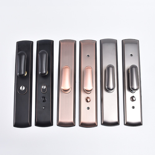 New multifunctional stainless steel anti-theft door handle thickened household panel door lock hardware handle lock wholesale