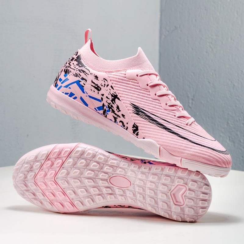 Zapatos de Fútbol con Tacos AG de TPU y TPR Ligeros de Corte Bajo para Pastos Sintéticos y Naturales