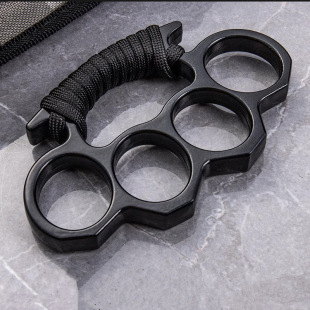 ABS plastic flat finger tiger four finger defense iron four finger hand brace portable hand buckle tiger finger clasp finger ring ring