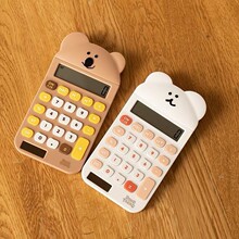 韩国定制计算机算数计算器太阳能可爱造型计算器桌面台式计算机
