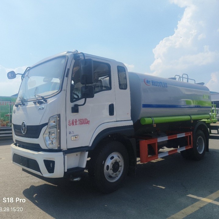 National Vi 15-Ton Shaanxi Automobile X9 Sprinkler Truck, 15-Ton Garden and Highway Dust Removal and Suppression Truck, 15-Ton Construction Site Dust Suppression Truck with Fog Cannon
