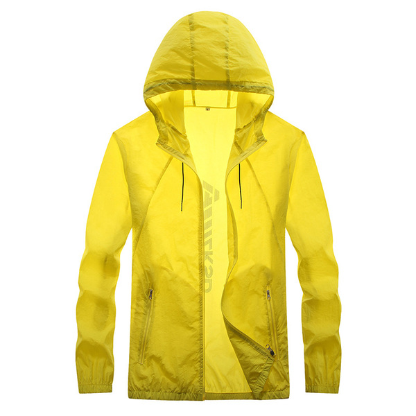 Summer windproof breathable ultra thin windbreaker for men and women