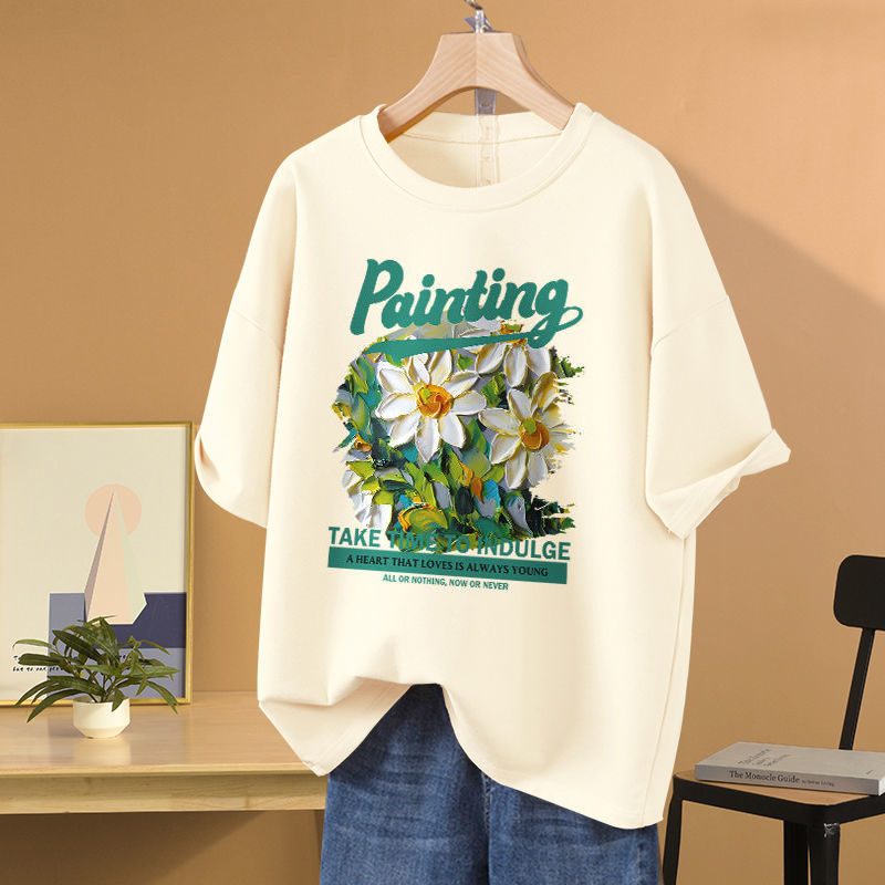 国际女装上衣外贸尾单剪标高端大码新款短袖女新款T恤夏