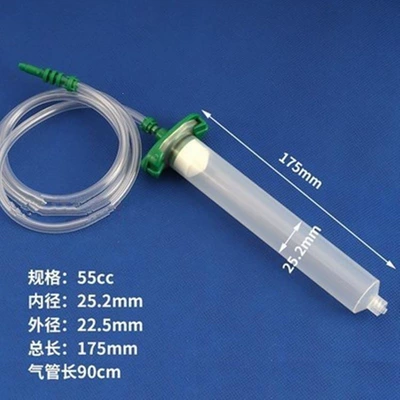 Yapışqan paylayıcı adapterlər — pneumatic transparent glue barrel - 55cc-syringe-piston-adapter-5-sets