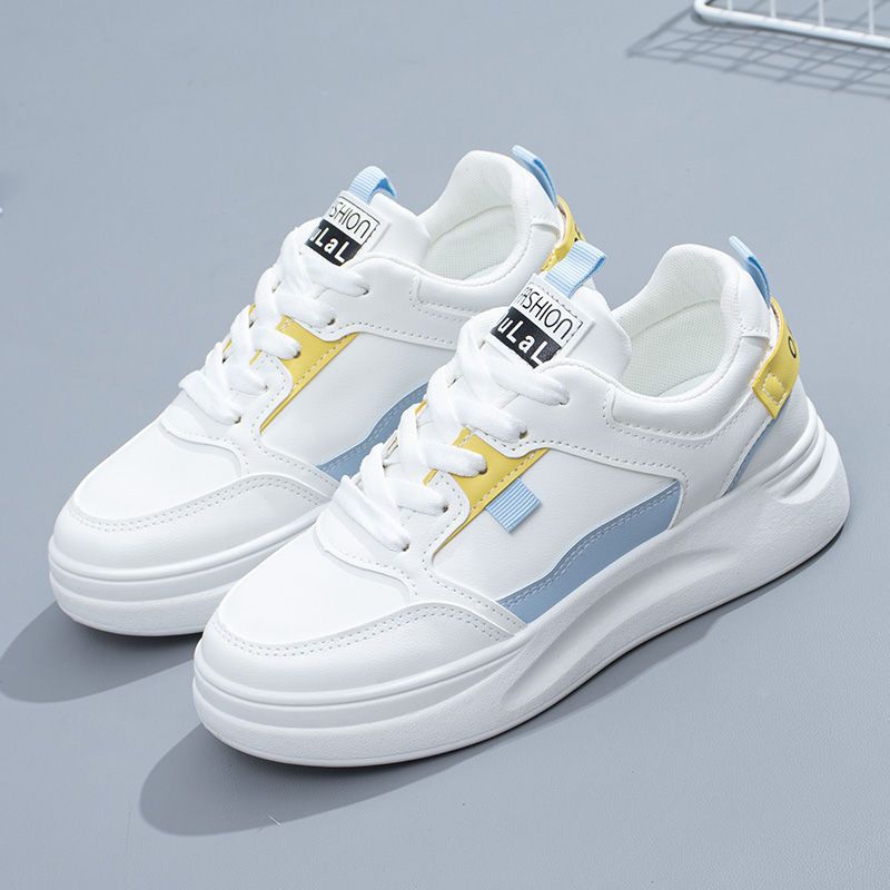 Cómodas zapatos blancos, malla para mujer, transpirable, primavera y otoño de 2025, nuevos estudiantes, zapatos individuales, zapatos deportivos casuales image 1