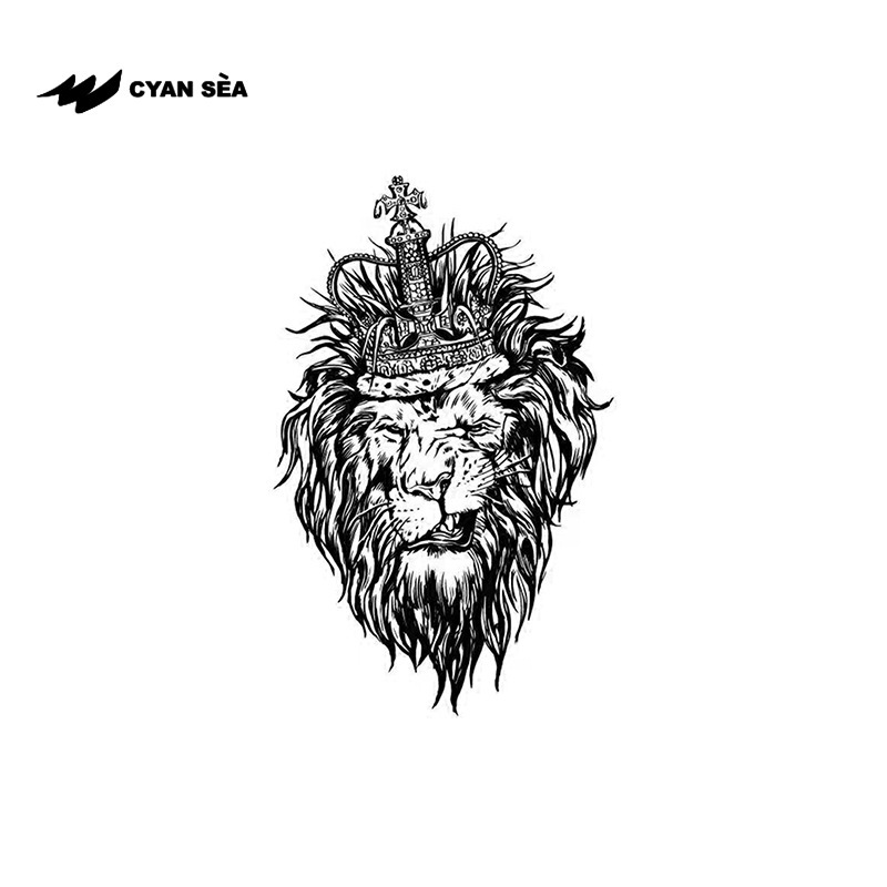 Herbal Tattoo Stickers Are Semi-Permanent, Waterproof and Sweat-Proof, and Last for Two Weeks. Crown Lion King Flower Arm Tattoo for Men Herbal Tattoo Stickers Are Semi-Permanent, Waterproof and Sweat-Proof, and Last for Two Weeks. Crown Lion King Flower Arm Tattoo for Men