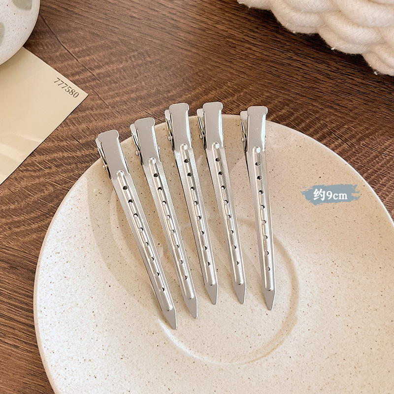 Almohadilla para el cabello, clip esponjoso, clip de pico de pato, clip de flequillo, artefacto de cabeza de cráneo alto, clip de cabeza de cabello de 9cm, clip esponjoso en ambos lados