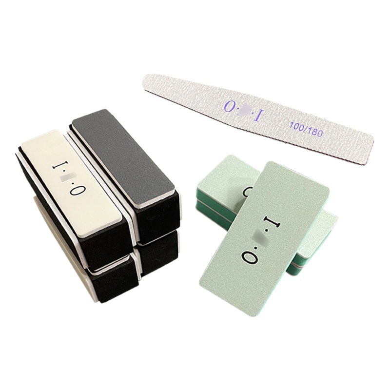 Tablero de pulido wenwan de doble cara bloque de pulido de cuatro lados de tres niveles nogal pulido esponja bloque de arena lima de uñas herramienta de manicura de uñas