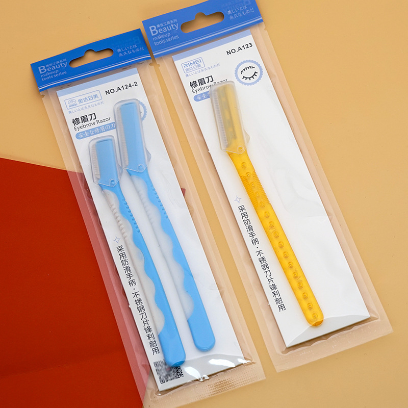 Jinda Rimei Eyebrow Knife Separate Packaging Stainless Steel Safety Blade Folding Women's Eyebrow Repair Beauty Makeup Jinda Rimei Eyebrow Knife Separate Packaging Stainless Steel Safety Blade Folding Women's Eyebrow Repair Beauty Makeup