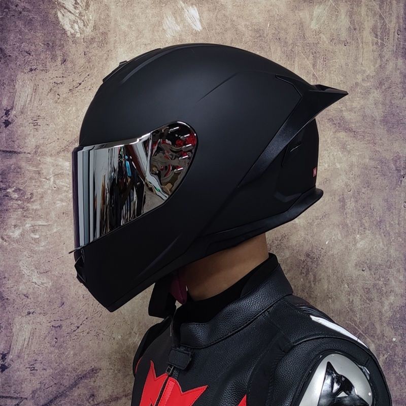 新しい国家標準 3C 認定オートバイヘルメットメンズナショナルトレンド Bluetooth ウォームフルヘルメット四季インターネットセレブパーソナライズされたホーン|undefined