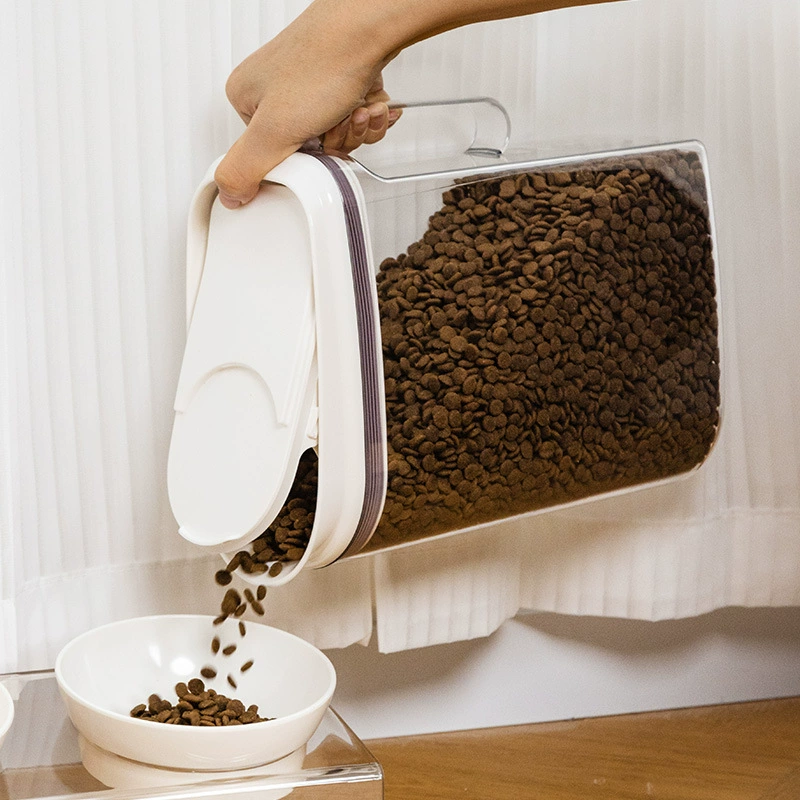 Ведро для хранения корма для кошек собачий корм герметичный влагостойкий кувшин ящик для хранения корма для кошек ящик для хранения Зерна Ведро