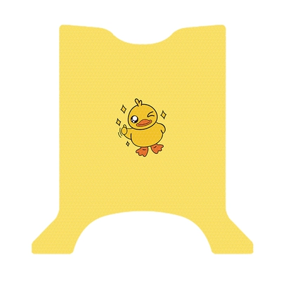 M Electric Vehicle Foot Pad | Electric vehicle foot mat - yadi-t60-m-exclusive-little-yellow-duck-a80110