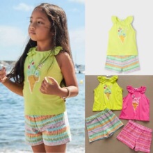 Mayoral Girl Shorts and Ice Cream Print T-Shirt Set ����ͯ�b