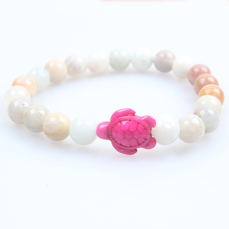 아마존 붉은거북팔찌 8mm, 약 21개, 19g