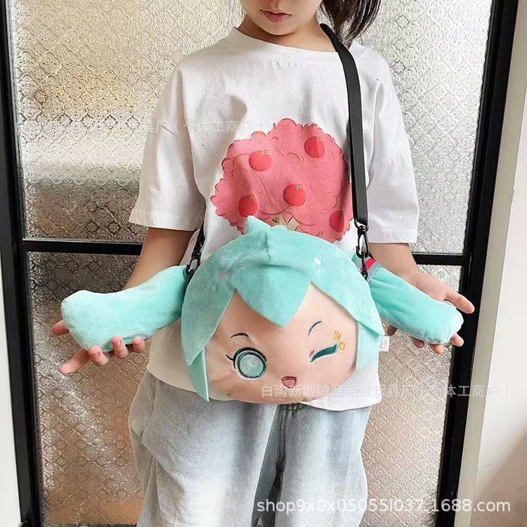 国境を越えた人気の初音ミクのさまざまなスタイルの漫画バックパックぬいぐるみバックパック女の子バッグ大容量痛バッグ|undefined