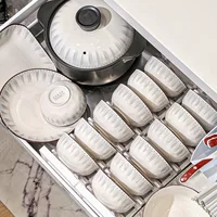 Japanese blue line dish set household high temperature bowl and dish combination tableware underglaze color ceramic bowl and dish kitchen utensils