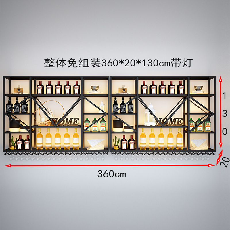 빛이있는 검은 색 360*20*130 cm에는 장식품이 포함되어 있지 않습니다.